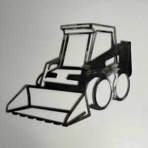 Skid Steer Steel Sheet Metal Cut Out Wall Decor Sign Homemade